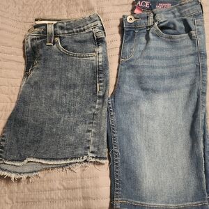 2 pair of girls shorts